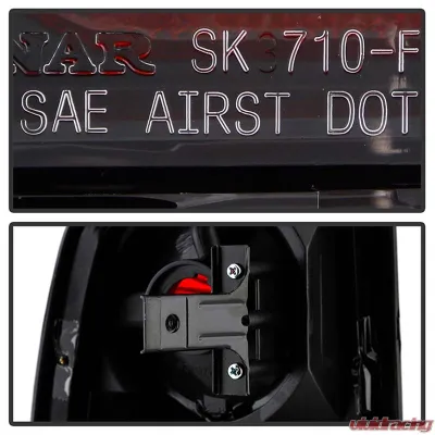 Spyder Auto Altezza Black Tail Lights for Nissan Frontier 1998-2000, OEM Fitment - ALT-YD-NF98-BK