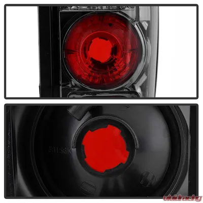 Spyder Auto Smoke Euro Style Taillights for Nissan Frontier 1998-2000, ALT-YD-NF98-SM - ALT-YD-NF98-SM