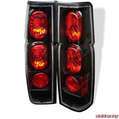 Spyder Auto Black Euro Style Taillights for Nissan Hardbody 1986-1997 ALT-YD-NH86-BK - ALT-YD-NH86-BK