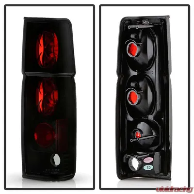 Spyder Auto Black Smoke Euro Style Taillights for Nissan Hardbody 1986-1997 - ALT-YD-NH86-BSM