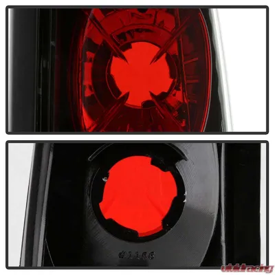 Spyder Auto Black Smoke Euro Style Taillights for Nissan Hardbody 1986-1997 - ALT-YD-NH86-BSM