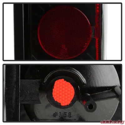 Spyder Auto Black Smoke Euro Style Taillights for Nissan Hardbody 1986-1997 - ALT-YD-NH86-BSM