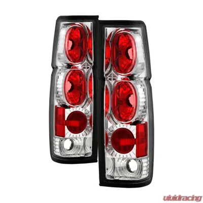 Spyder Auto Chrome Euro Style Taillights for Nissan Hardbody 1986-1997 ALT-YD-NH86-C - ALT-YD-NH86-C