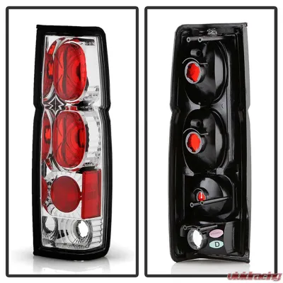 Spyder Auto Chrome Euro Style Taillights for Nissan Hardbody 1986-1997 ALT-YD-NH86-C - ALT-YD-NH86-C
