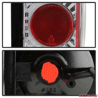 Spyder Auto Chrome Euro Style Taillights for Nissan Hardbody 1986-1997 ALT-YD-NH86-C - ALT-YD-NH86-C