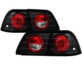 Spyder Auto Altezza Black Tail Lights for Nissan Maxima 1997-1999