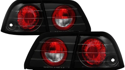 Spyder Auto Altezza Black Tail Lights for Nissan Maxima 1997-1999                                     - ALT-YD-NM97-BK - Image 7