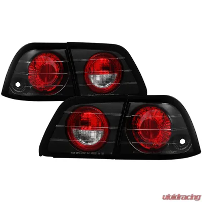 Spyder Auto Altezza Black Tail Lights for Nissan Maxima 1997-1999 - ALT-YD-NM97-BK