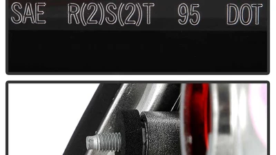 Spyder Auto Altezza Black Tail Lights for Nissan Maxima 1997-1999                                     - ALT-YD-NM97-BK - Image 6