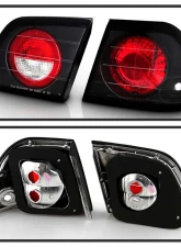 Spyder Auto Altezza Black Tail Lights for Nissan Maxima 1997-1999                                     - ALT-YD-NM97-BK - Image 7