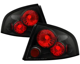 Spyder Auto Altezza Black Tail Lights for Nissan Sentra 2000-2003, Custom Fit, Durable Design