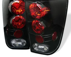 Spyder Auto Altezza Black Tail Lights for Nissan Titan 2004-2011, Durable Design