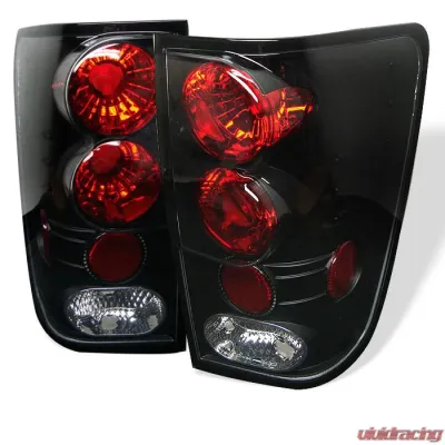 Spyder Auto Altezza Black Tail Lights for Nissan Titan 2004-2011, Durable Design - ALT-YD-NTI04-BK
