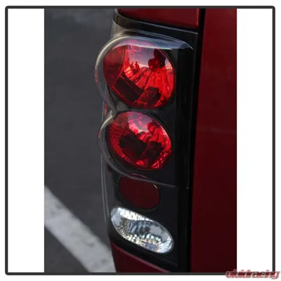 Spyder Auto Altezza Black Tail Lights for Nissan Titan 2004-2011, Durable Design - ALT-YD-NTI04-BK