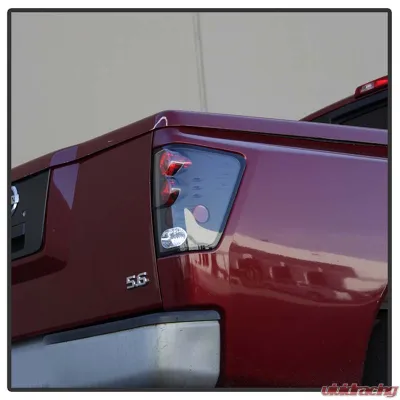 Spyder Auto Altezza Black Tail Lights for Nissan Titan 2004-2011, Durable Design - ALT-YD-NTI04-BK