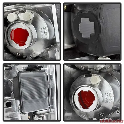 Spyder Auto Altezza Black Tail Lights for Nissan Titan 2004-2011, Durable Design - ALT-YD-NTI04-BK