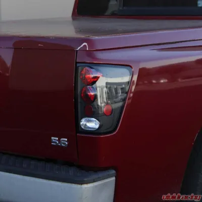 Spyder Auto Altezza Black Tail Lights for Nissan Titan 2004-2011, Durable Design - ALT-YD-NTI04-BK