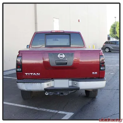 Spyder Auto Black Smoke Euro Style Taillights for Nissan Titan 2004-2014 - ALT-YD-NTI04-BSM