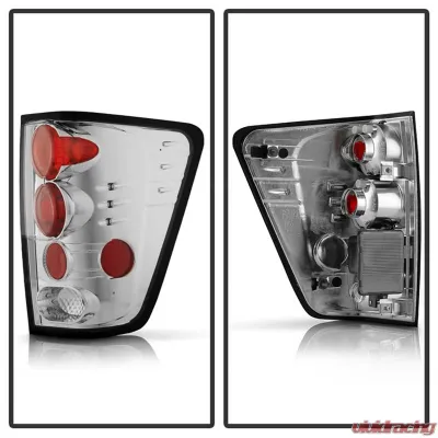 Spyder Auto Altezza Chrome Tail Lights for Nissan Titan 2004-2011 - ALT-YD-NTI04-C