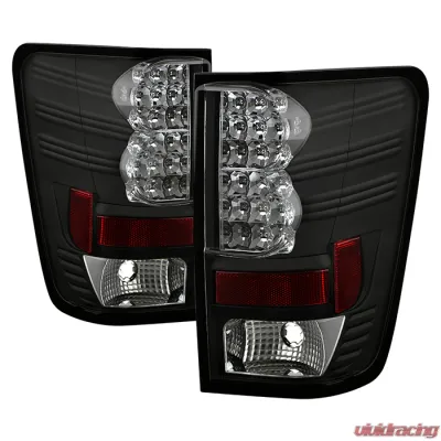 Spyder Auto Black LED Taillights for Nissan Titan 2004-2014, ALT-YD-NTI04-LED-BK - ALT-YD-NTI04-LED-BK