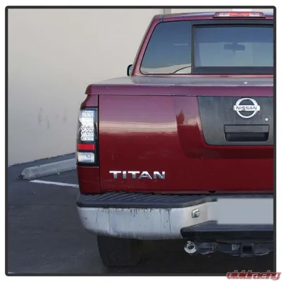 Spyder Auto Black LED Taillights for Nissan Titan 2004-2014, ALT-YD-NTI04-LED-BK - ALT-YD-NTI04-LED-BK