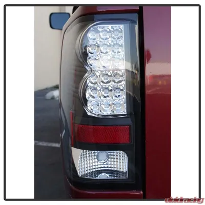 Spyder Auto Black LED Taillights for Nissan Titan 2004-2014, ALT-YD-NTI04-LED-BK - ALT-YD-NTI04-LED-BK