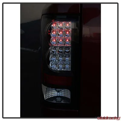 Spyder Auto Black LED Taillights for Nissan Titan 2004-2014, ALT-YD-NTI04-LED-BK - ALT-YD-NTI04-LED-BK