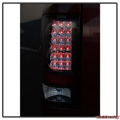 Spyder Auto Black LED Taillights for Nissan Titan 2004-2014, ALT-YD-NTI04-LED-BK - ALT-YD-NTI04-LED-BK