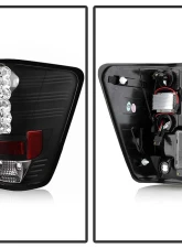 Spyder Auto Black LED Taillights for Nissan Titan 2004-2014, ALT-YD-NTI04-LED-BK                                     - ALT-YD-NTI04-LED-BK - Image 2