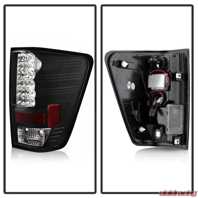 Spyder Auto Black LED Taillights for Nissan Titan 2004-2014, ALT-YD-NTI04-LED-BK - ALT-YD-NTI04-LED-BK