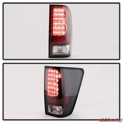 Spyder Auto Black LED Taillights for Nissan Titan 2004-2014, ALT-YD-NTI04-LED-BK - ALT-YD-NTI04-LED-BK
