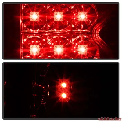 Spyder Auto Black LED Taillights for Nissan Titan 2004-2014, ALT-YD-NTI04-LED-BK - ALT-YD-NTI04-LED-BK