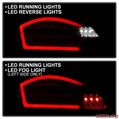 Spyder Auto LED Tail Lights Red Clear for Porsche 987 Boxster Cayman 2005-2008 - ALT-YD-P98705-LED-RC