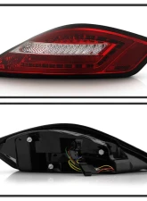Spyder Auto LED Tail Lights Red Clear for Porsche 987 Boxster Cayman 2005-2008                                     - ALT-YD-P98705-LED-RC - Image 2