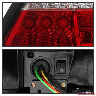 Spyder Auto LED Tail Lights Red Clear for Porsche 987 Boxster Cayman 2005-2008 - ALT-YD-P98705-LED-RC