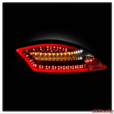 Spyder Auto LED Tail Lights Red Clear for Porsche 987 Boxster Cayman 2005-2008 - ALT-YD-P98705-LED-RC