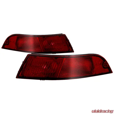Spyder Auto OEM Tail Light Red Smoke for Porsche 993 1995-1998, ALT-YD-P99395-RS - ALT-YD-P99395-RS