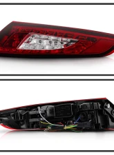 Spyder Auto LED Tail Lights Red Clear for Porsche 997 2005-2008, ALT-YD-P99705-LED-RC                                     - ALT-YD-P99705-LED-RC - Image 2