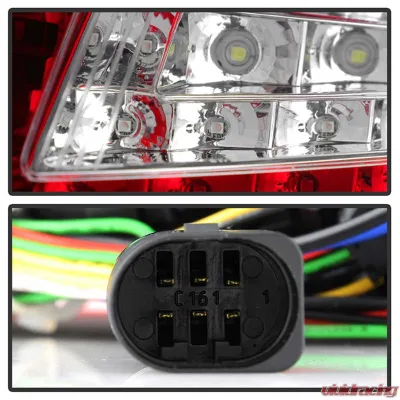 Spyder Auto LED Tail Lights Red Clear for Porsche 997 2005-2008, ALT-YD-P99705-LED-RC - ALT-YD-P99705-LED-RC