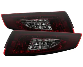 Spyder Auto LED Tail Lights Red Smoke for Porsche 997 2005-2008, ALT-YD-P99705-LED-RS