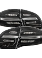 Spyder Auto LED Tail Lights Sequential Signal Black for Porsche Cayenne 958 2011-2014                                     - ALT-YD-PCAY11-SEQ-BK - Image 11