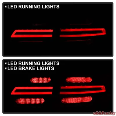 Spyder Auto LED Tail Lights Sequential Signal Black for Porsche Cayenne 958 2011-2014 - ALT-YD-PCAY11-SEQ-BK