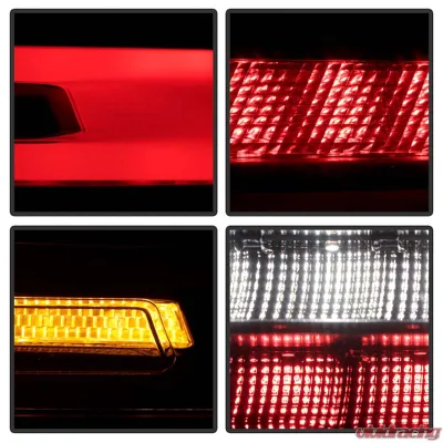 Spyder Auto LED Tail Lights Sequential Signal Black for Porsche Cayenne 958 2011-2014 - ALT-YD-PCAY11-SEQ-BK