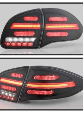 Spyder Auto LED Tail Lights Sequential Signal Black for Porsche Cayenne 958 2011-2014                                     - ALT-YD-PCAY11-SEQ-BK - Image 9