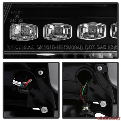 Spyder Auto LED Black Tail Lights for Pontiac G8 2008-2009, ALT-YD-PG808-LED-BK - ALT-YD-PG808-LED-BK