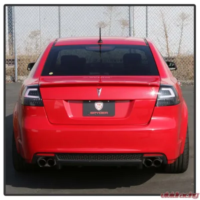 Spyder Auto V2 LED Tail Lights Black for Pontiac G8 2008-2009, Model ALT-YD-PG808V2-LB-BK - ALT-YD-PG808V2-LB-BK