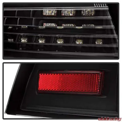 Spyder Auto V2 LED Tail Lights Black for Pontiac G8 2008-2009, Model ALT-YD-PG808V2-LB-BK - ALT-YD-PG808V2-LB-BK