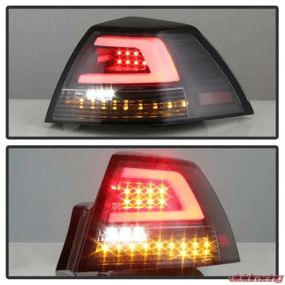 Spyder Auto V2 LED Tail Lights Black for Pontiac G8 2008-2009, Model ALT-YD-PG808V2-LB-BK - ALT-YD-PG808V2-LB-BK