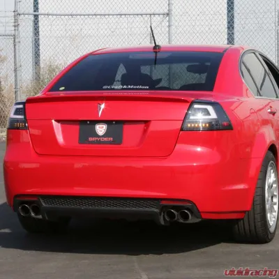 Spyder Auto V2 LED Tail Lights Black for Pontiac G8 2008-2009, Model ALT-YD-PG808V2-LB-BK - ALT-YD-PG808V2-LB-BK