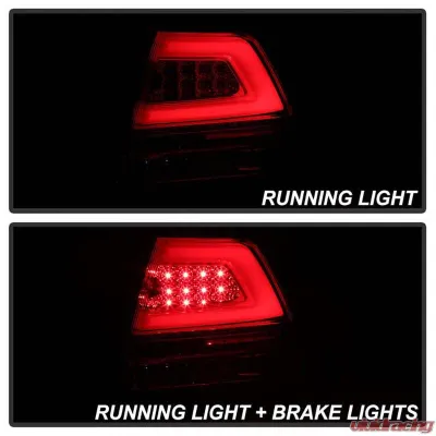 Spyder Auto V2 LED Tail Lights Red Clear for Pontiac G8 2008-2009 ALT-YD-PG808V2-LB-RC - ALT-YD-PG808V2-LB-RC
